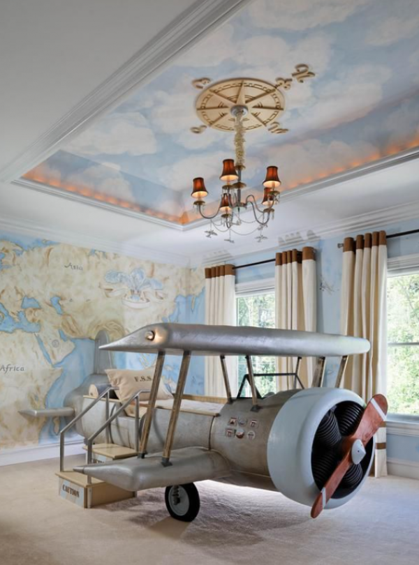 Desain Berbentuk Pesawat Terbang